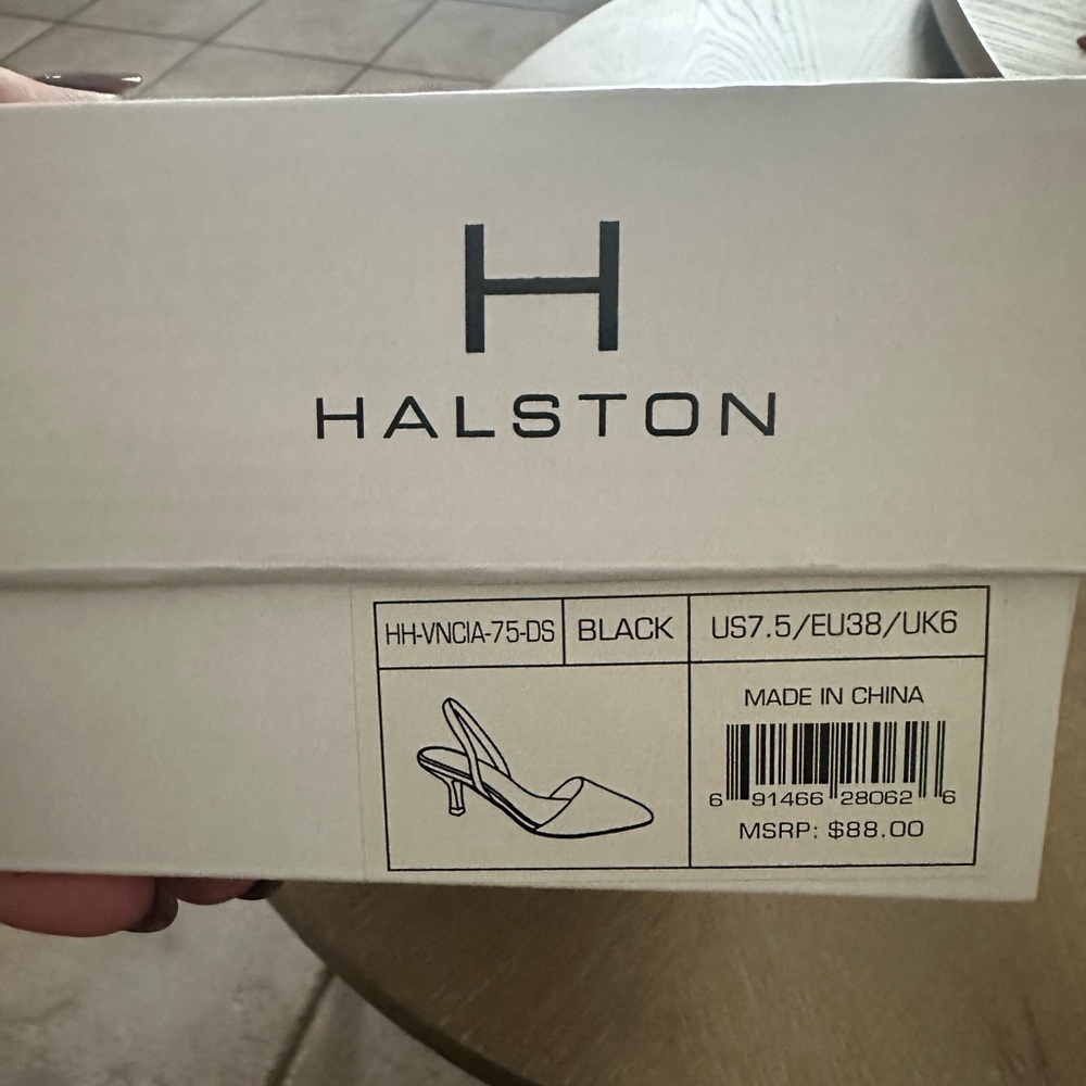 NEW Halston Valencia Slingback Heels